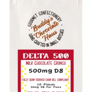 Milk Chocolate Crunch Bar - 500mg Delta 8 (D8)