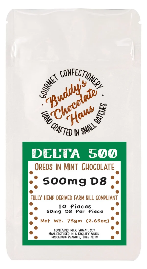 Mint Cookies and Cream Bar - 500mg Delta 8 (D8)