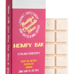 Strawberry Chocolate Bar - 300mg CBD