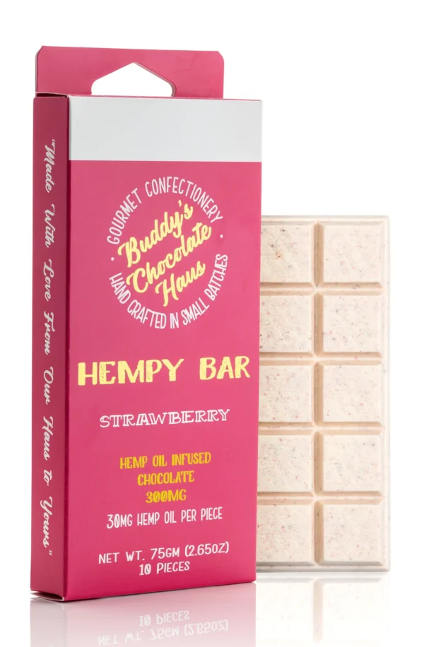 Strawberry Chocolate Bar - 300mg CBD