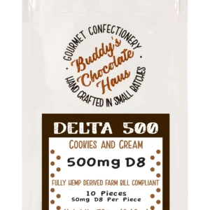 Cookies and Cream Bar - 500mg Delta 8 (D8)