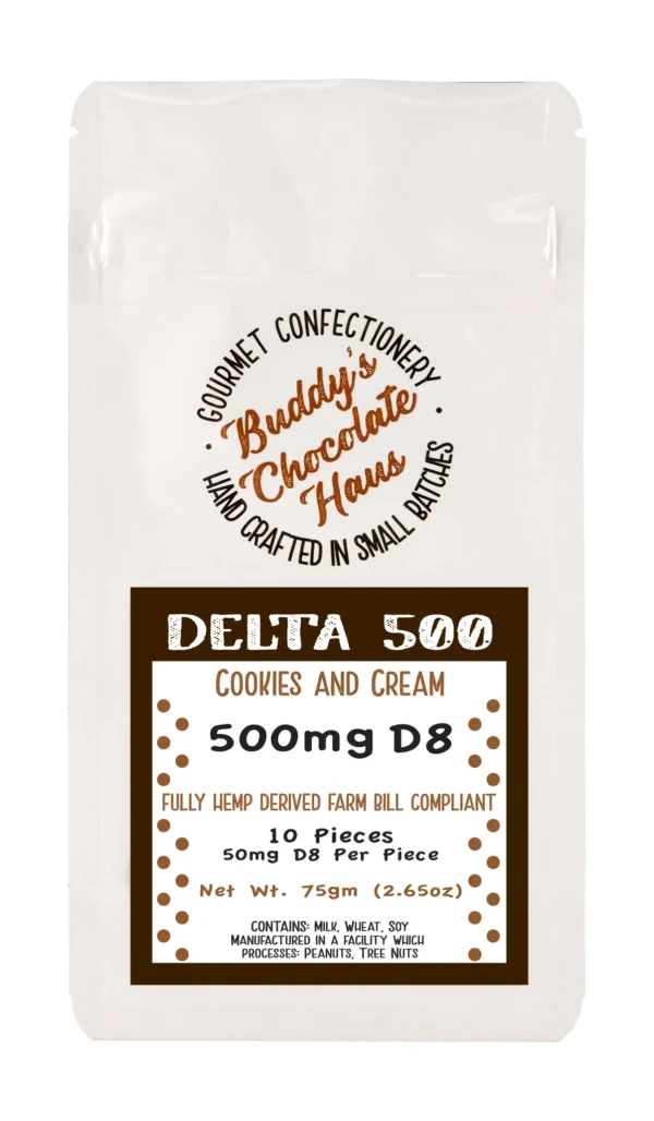 Cookies and Cream Bar - 500mg Delta 8 (D8)