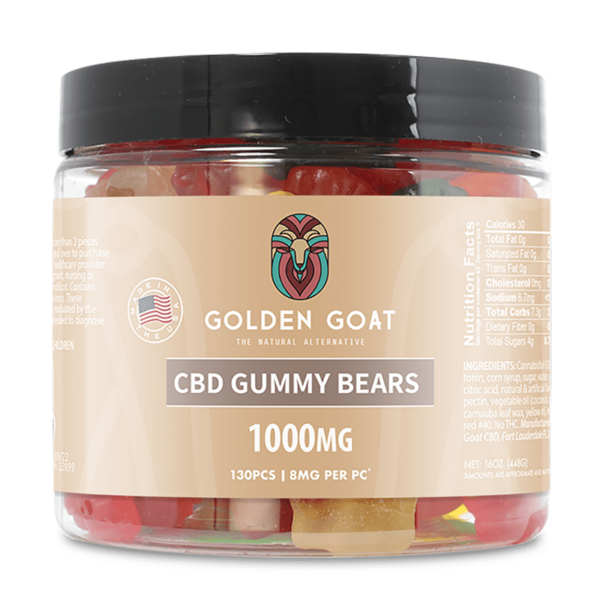 CBD Gummy Bears, 1000MG - 16oz. Jar | Trust CBD USA