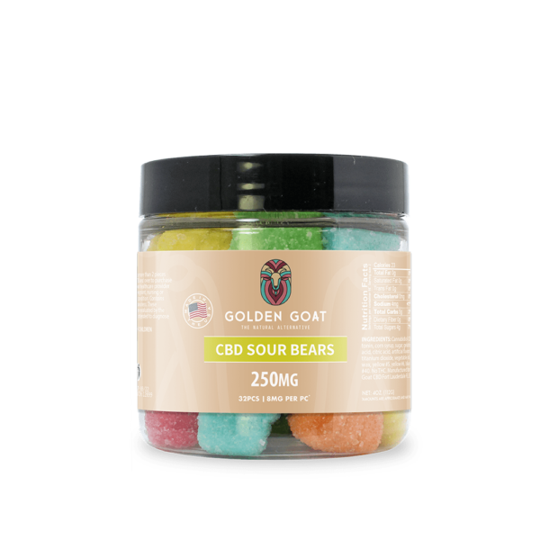 CBD Gummy Sour Bears, 250MG Jar | Trust CBD USA