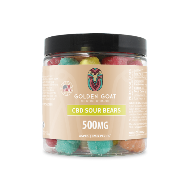 CBD Gummy Sour Bears, 500MG - 8oz. | Trust CBD USA