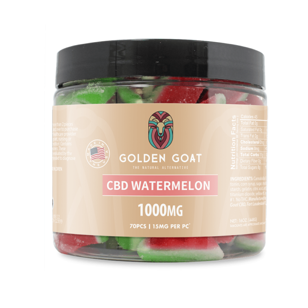 CBD Gummy Watermelon Slices, 1000MG - 16oz. | Trust CBD USA