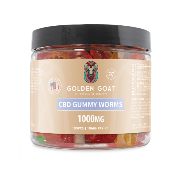 CBD Gummy Worms, 1000MG - 16oz. | Trust CBD USA