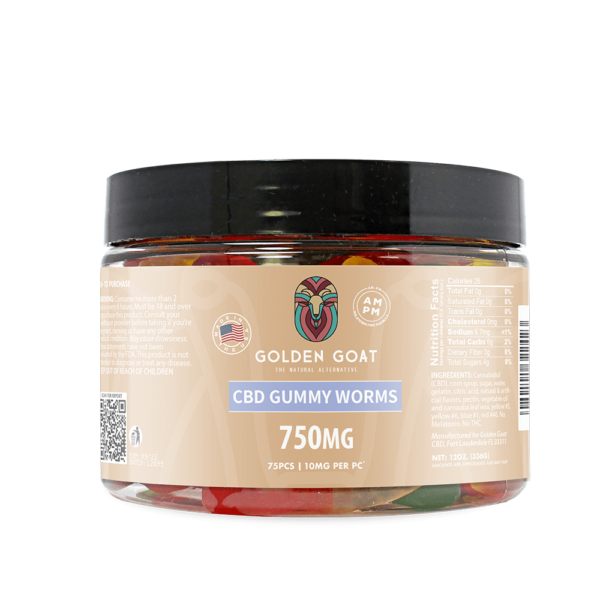 CBD Gummy Worms, 750MG - 12oz. | Trust CBD USA