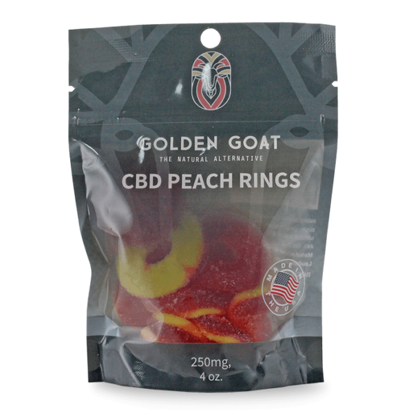 CBD Peach Rings, 250MG Bag - 4oz. | Trust CBD USA