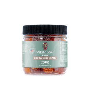 CBD Vegan Gummy Bears 250MG - 4oz