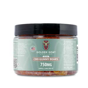 CBD Vegan Gummy Bears, 750MG - 12oz