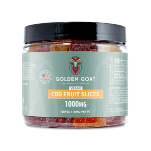 CBD Vegan Gummy Fruit Slices 1000MG - 16oz