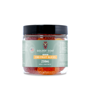 CBD Vegan Gummy Fruit Slices, 250MG - 4oz