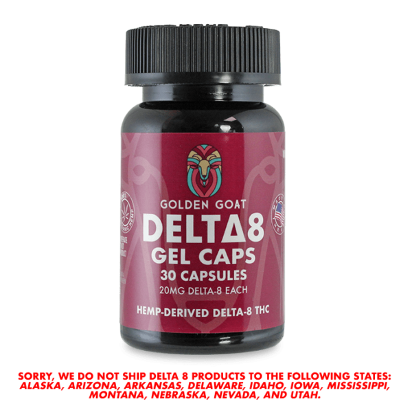 Delta-8 Gel Capsules, 600mg, 30ct | Trust CBD USA