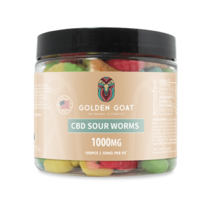 Gummy Sour Worms, 1000MG - 16oz.