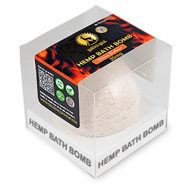 HEMP EXTRACT Bath Bomb - Warm Embrace - 35mg | Trust CBD USA